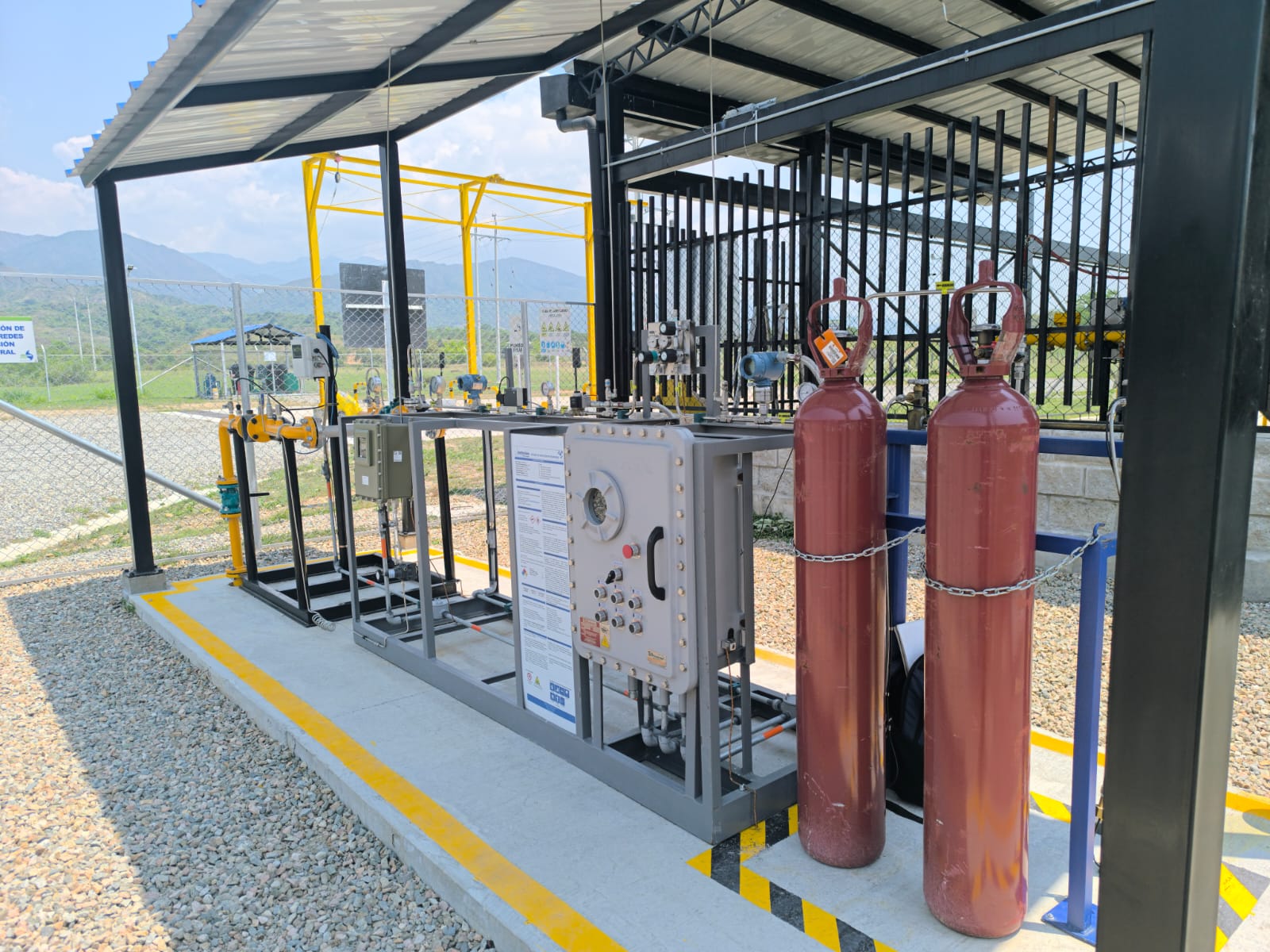 Estación de blending de hidrógeno